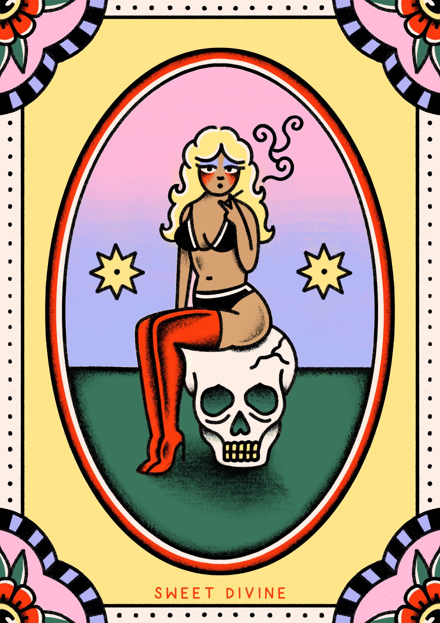 Wasteland Girl A5 Print