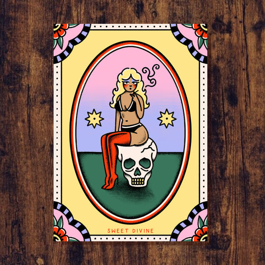 Wasteland Girl A5 Print