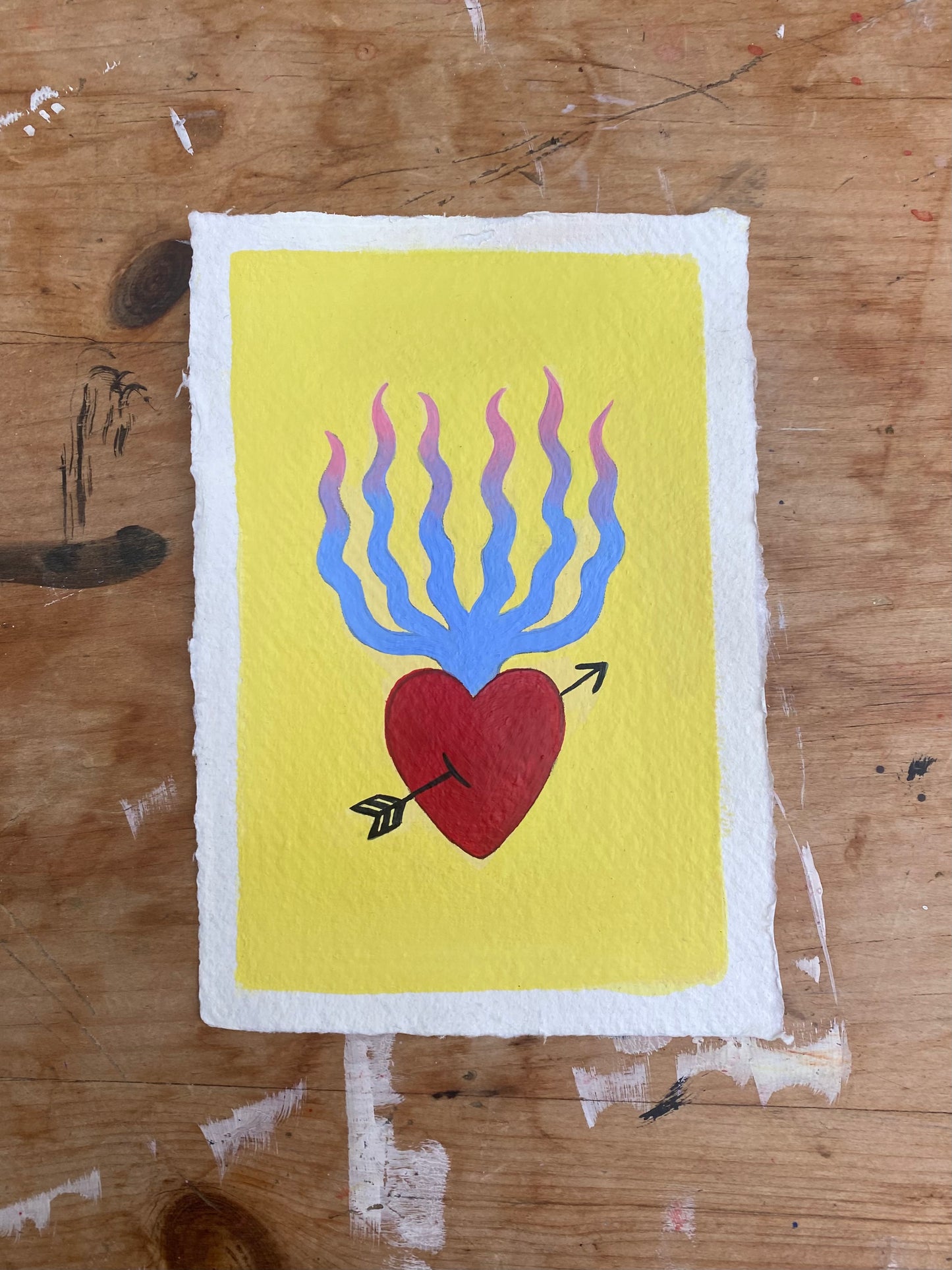 Sacred Heart (Original - A6)