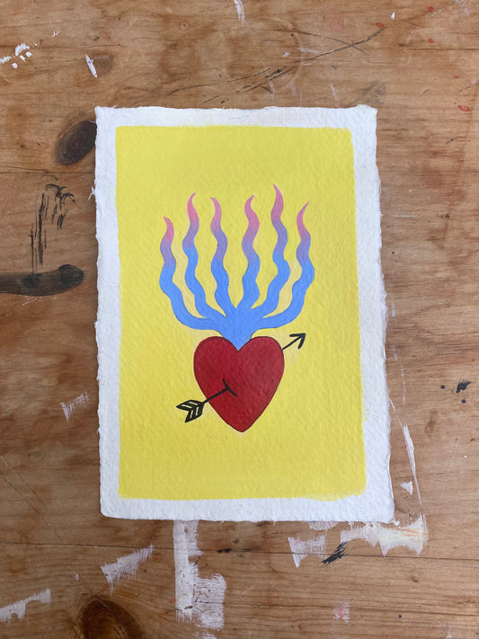 Sacred Heart (Original - A6)